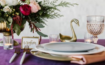12 Days of Christmas Tabletops | 7 Swans a Swimming