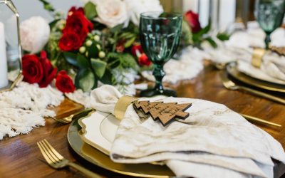 12 Days of Christmas Tabletops | 5 Golden Rings