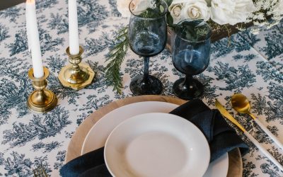 12 Days of Christmas Tabletops: 3 French Hens